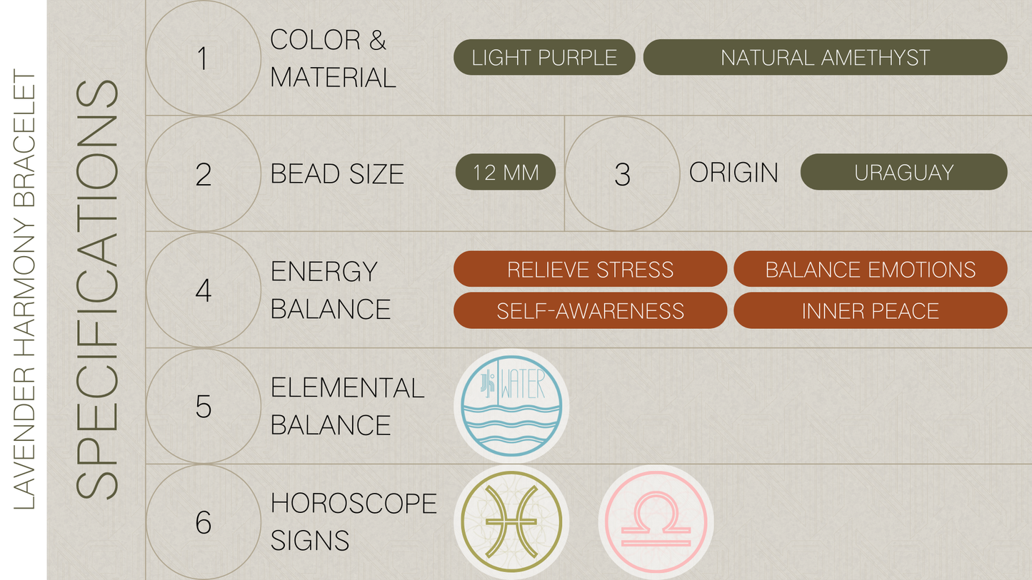Lavender Harmony Bracelet - Nova Runa Studio