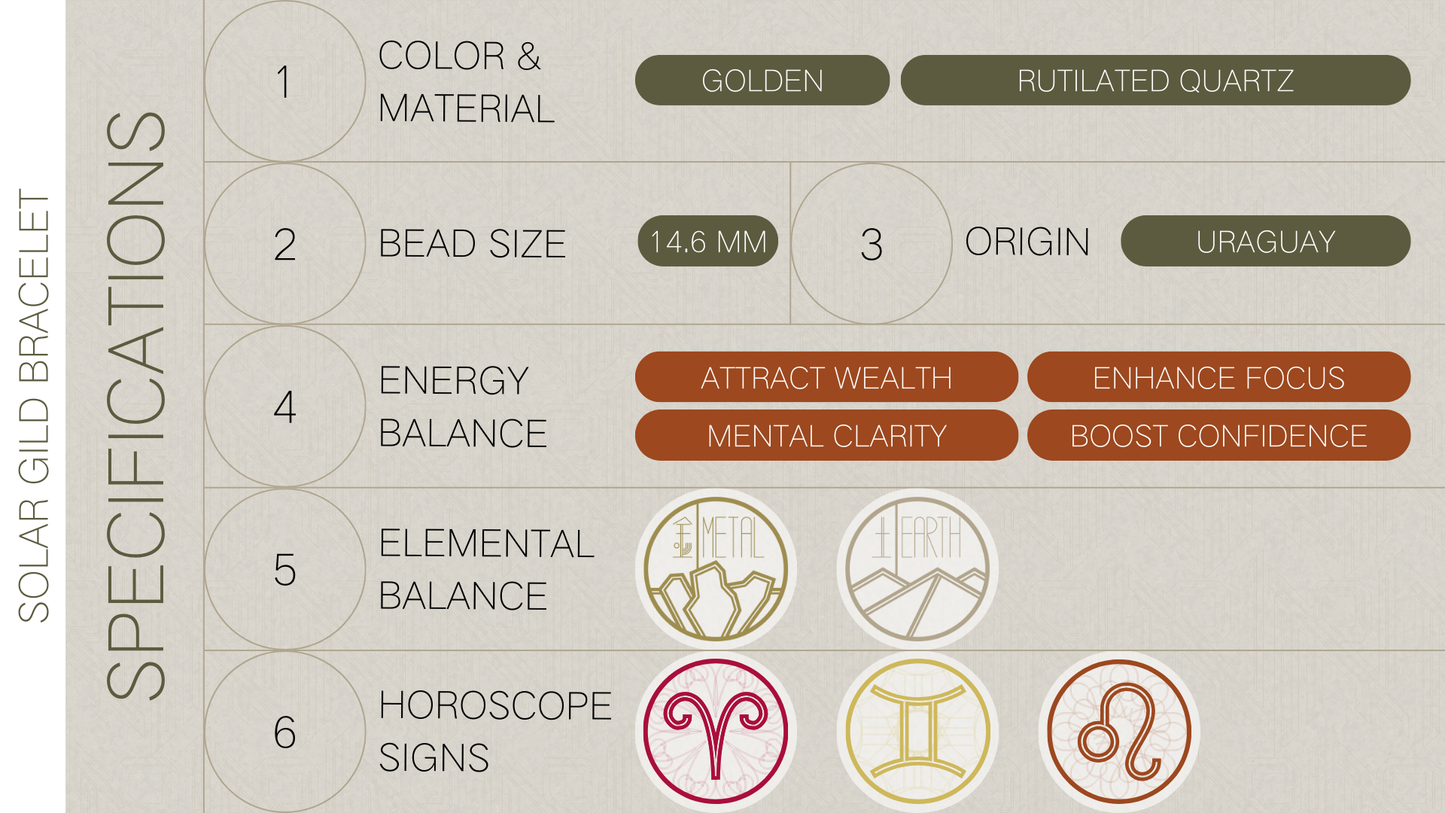 Solar Gild Bracelet - Nova Runa Studio